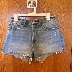 Abercrombie & Fitch Mom Shorts High Rise Curve Love size 30/10